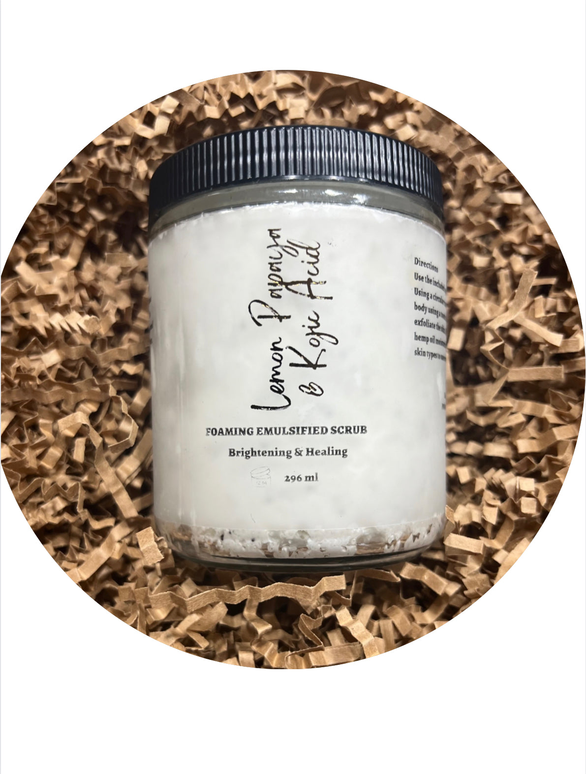 Lemon + Papaya Foaming Scrub